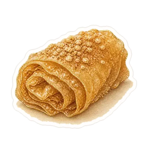 蜂蜜酥卷插画