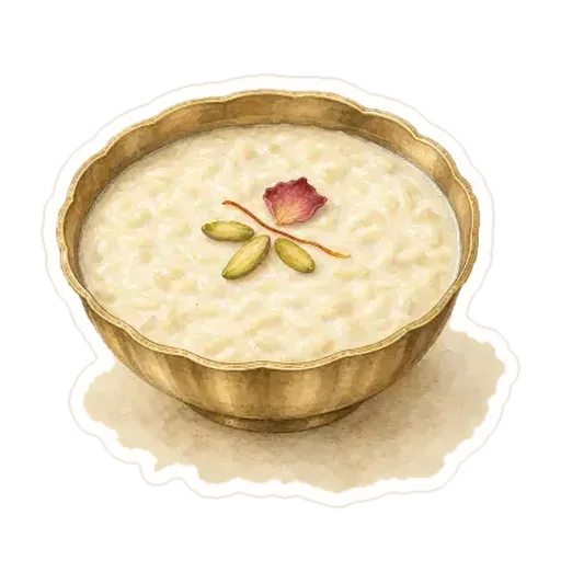 豆蔻米布丁插画