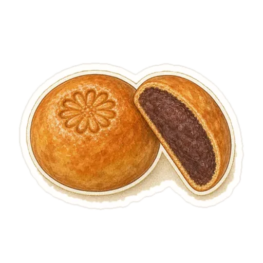 庆州皇南饼插画