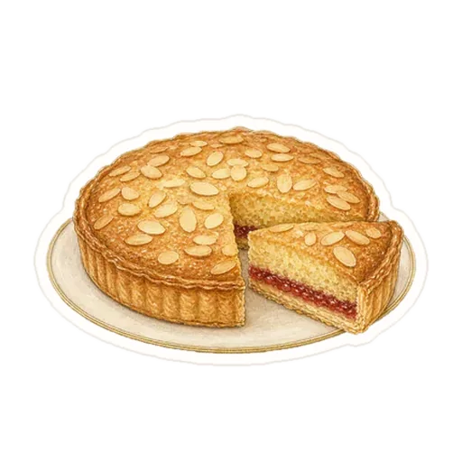 贝克韦尔布丁插画